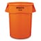 Rubbermaid Commercial Brute Round Containers, 32 gal, Orange 2119308 - alternate 1